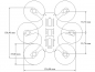 Preview: Micro Hexa CFK Bausatz CNC gefräst 8,5 mm Motorhalter