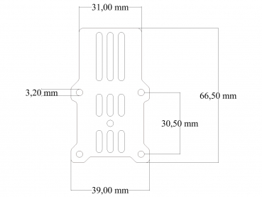 Accessory Plate middle für Rush 180/210