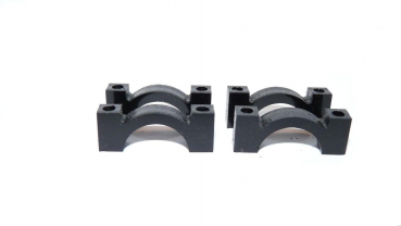 Tube clamp 17 mm POM Set of 2 pieces