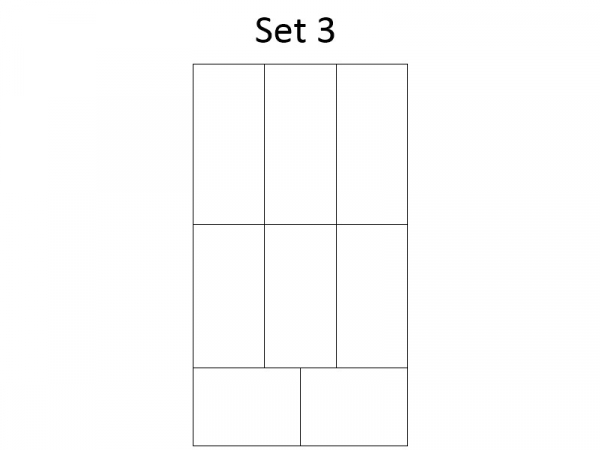 Ikea Alex drawer insert Set 3